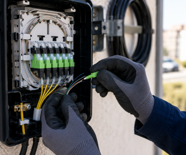 Instalación de Fibra Óptica